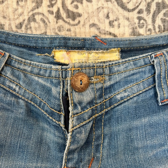 boho denim mini shorts - Picture 4 of 5